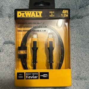 Dewalt USB-C to USB-C 4ft cable